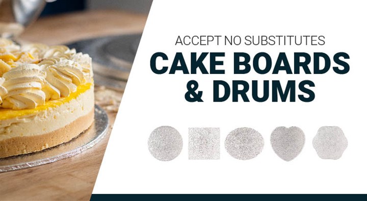 EasySweetz White Cake Board - 10