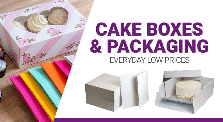 Transparent Tall Cake Box with Ribbon I Purple Color I Wedding and Gift  Display I Shop Online from Royal Box Shop