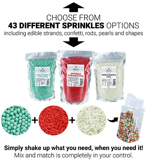 Culpitt Select - 43 Different Sprinkles - Mob