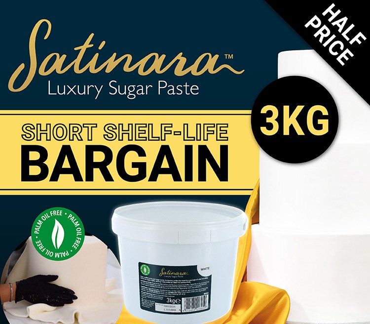 Half Price Satinara Palm Free Sugar Paste