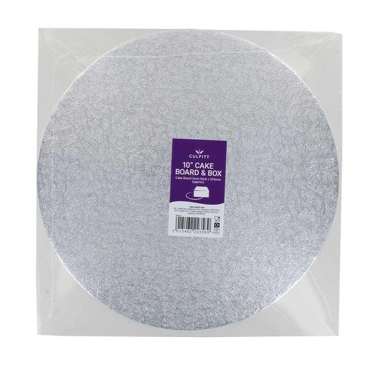 Baked With Love White Round Double Thick Cake Board 8 Inches | Hobbycraft