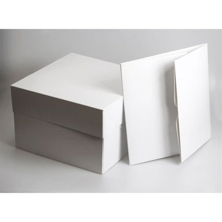Buy 5x Large White Cake Boxes 35CM Wedding Birthday Square Paper Cardboard  Container Online | Kogan.com. Large Square Cake BoxesSquare ShapeStrong  Premium Cardboard ConstructionColorWhiteSizes35CM x 35CM x 10CM.