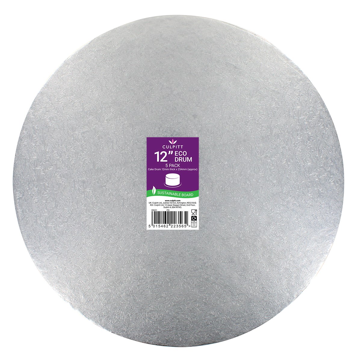 Baked With Love White Round Double Thick Cake Board 12 Inches | Hobbycraft